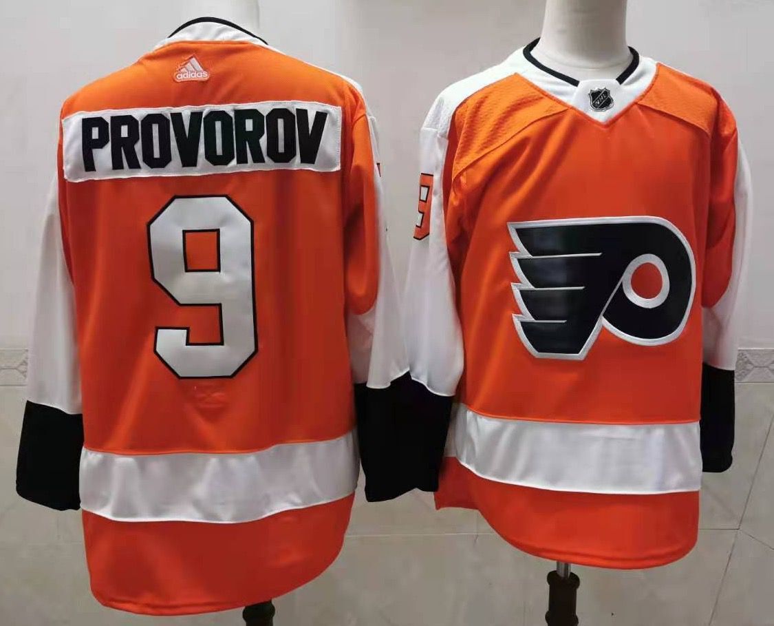Men Philadelphia Flyers #9 Provorov Orange Authentic Stitched 2020 Adidias NHL Jersey->los angeles lakers->NBA Jersey